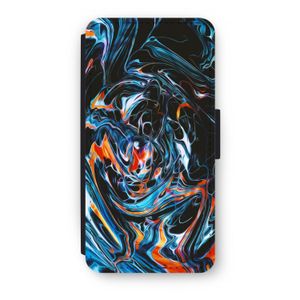 Black Unicorn: iPhone 7 Plus Flip Hoesje