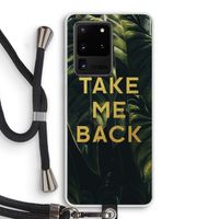 Take me back: Samsung Galaxy S20 Ultra Transparant Hoesje met koord