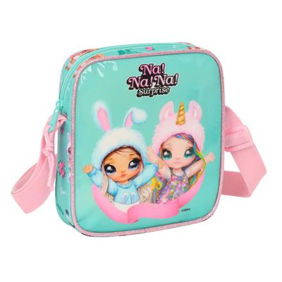 Schoudertas Na!Na!Na! Surprise Bunny Roze Turkoois 16 x 18 x 4 cm