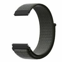 Sport Loop nylon bandje - Donkergroen met grijze band - Huawei Watch GT 2 & GT 3 - 42mm - thumbnail