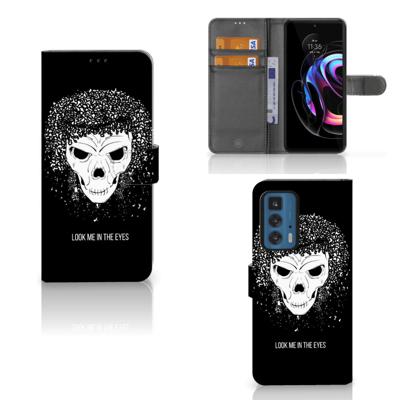 Telefoonhoesje met Naam Motorola Edge 20 Pro Skull Hair Telefoonhoesje met Naam Motorola Edge 20 Pro Skull Hair