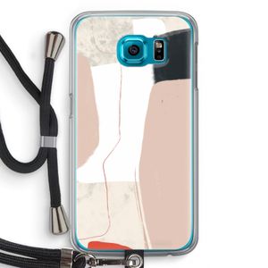 Lava: Samsung Galaxy S6 Transparant Hoesje met koord