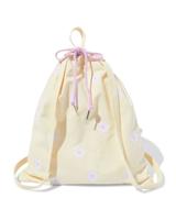 HEMA Canvas Tas 42x36cm Trekkoord Bloemen