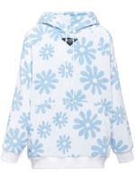 Prada hoodie en éponge - Bleu