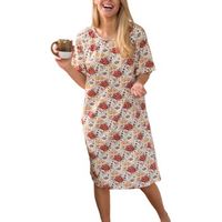 Trofe Autumn Flow Short Sleeve Nightdress