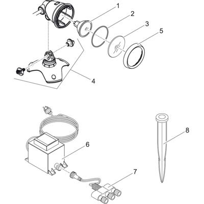 Oase Trafo 20VA Transformator 2m - H05RN-F 2x0,75mm² voor Veilige Vijververlichting