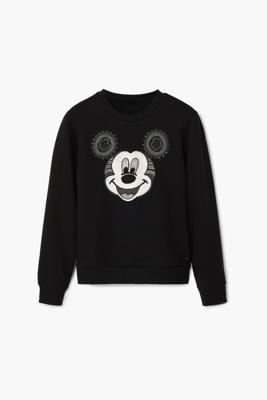 Mickey Mouse-gezichtsweater - BLACK - S