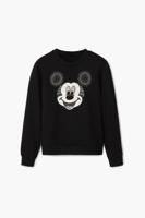 Mickey Mouse-gezichtsweater - BLACK - S