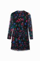 Korte gebloemde jurk M. Christian Lacroix - BLACK - XS