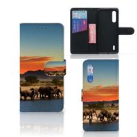 Xiaomi Mi 9 Lite | Telefoonhoesje | Met pasjeshouder | Olifanten