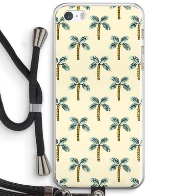 Paradise: iPhone 5 / 5S / SE Transparant Hoesje met koord