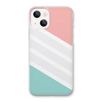 Strepen pastel: iPhone 13 Transparant Hoesje