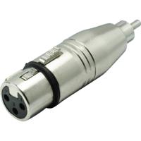 Kash KASH XLR-adapter XLR-bus - Cinch-stekker Mono Aantal polen: 3 Inhoud: 1 stuk(s)