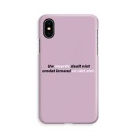 uw waarde daalt niet: iPhone X Volledig Geprint Hoesje