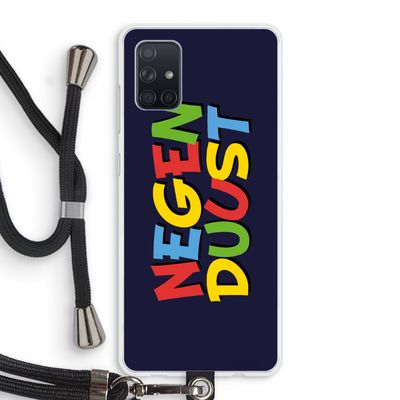 90's One: Samsung Galaxy A71 Transparant Hoesje met koord