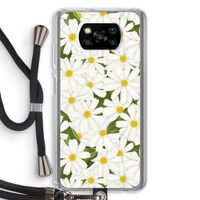 Summer Daisies: Xiaomi Poco X3 NFC Transparant Hoesje met koord