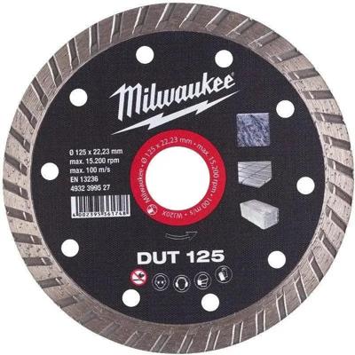Milwaukee Diamantdoorslijpschijven DUT DUT 125 mm - 1 st - 4932399527
