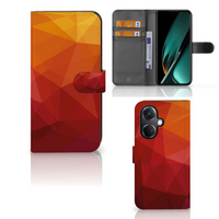 Book Case voor OnePlus Nord CE 3 Polygon Red