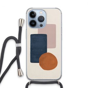 Geo #3: iPhone 13 Pro Transparant Hoesje met koord