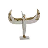 Decoratieve figuren Home ESPRIT Wit Gouden Hars Orientaals 34 x 6,5 x 33,5 cm