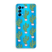 Cactus Lover: Oppo Find X3 Lite Transparant Hoesje