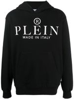 Philipp Plein hoodie à logo imprimé - Noir - thumbnail