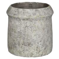 PTMD bloempot nimma xl cement grijs 40 cm | 2 stuks