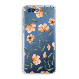 Peachy flowers: Honor 10 Transparant Hoesje