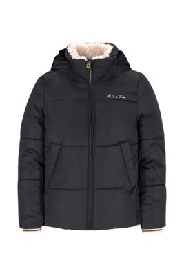 Like Flo winter winterjas meisjes - grijs - Aelin - kort, capuchon