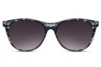 CWI zonnebril wayfarer volledig omrand cat. 3 grijs/zwart - thumbnail