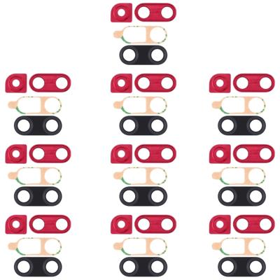10 STKS camera lens cover voor Huawei Nova 4 (rood)