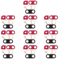 10 STKS camera lens cover voor Huawei Nova 4 (rood)