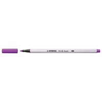 STABILO Pen 68 brush, premium brush viltstift, lila, per stuk - thumbnail