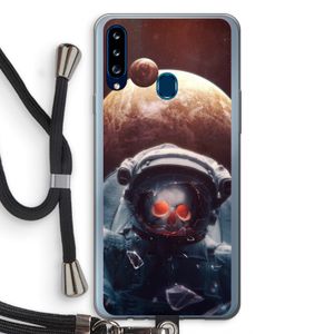 Voyager: Samsung Galaxy A20s Transparant Hoesje met koord