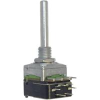 Potentiometer Service RD1601SF-20B4-30R6-B10K 63250-01402-5835/B10K Draaipotmeter 1-slag, Met druk-trekschakelaar Mono 0.2 W 10 kΩ 1 stuk(s)