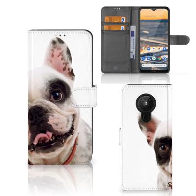 Nokia 5.3 | Telefoonhoesje | Met pasjeshouder | Franse Bulldog