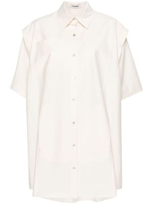 AERON robe-chemise Tamar en popeline - Tons neutres