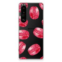 Sony Xperia 1 III | Siliconen Case | Pink Macarons