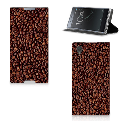 Sony Xperia L1 | Flip Style Cover | Koffiebonen