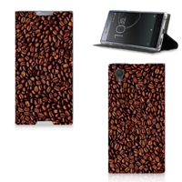 Sony Xperia L1 | Flip Style Cover | Koffiebonen