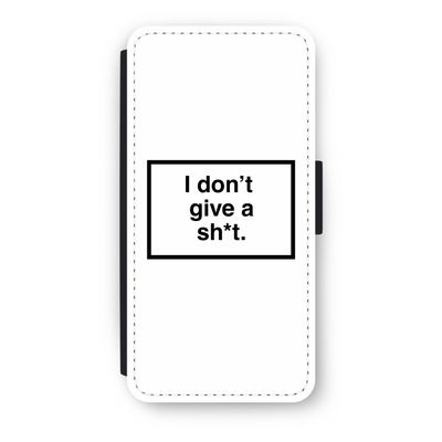 Don't give a shit: iPhone SE 2020 Flip Hoesje
