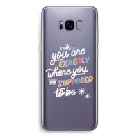 Right Place: Samsung Galaxy S8 Plus Transparant Hoesje
