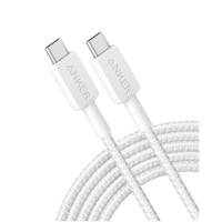 Anker 322 USB-C to USB-C Cable Nylon 3M 60W Oplader Wit Anker 322 USB-C to USB-C Cable Nylon 3M 60W Oplader Wit