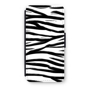 Zebra pattern: iPhone SE 2020 Flip Hoesje