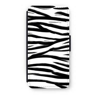 Zebra pattern: iPhone SE 2020 Flip Hoesje