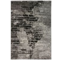 Merinos - Muur Design Vloerkleed - Ibiza 20270-95 - Grijs-120 x 170 cm