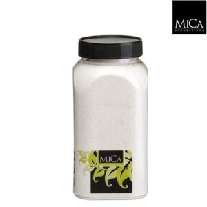 Zand wit fles 1 kilogram - Mica decorations