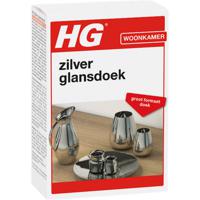 HG zilver glansdoek Dé zilverpoetsdoek voor glanzend zilverwerk - 2 Stuks ! - thumbnail