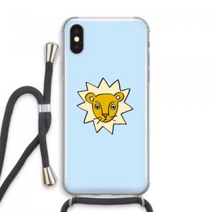 Kleine leeuw: iPhone XS Max Transparant Hoesje met koord