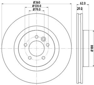 Remschijf 8DD355129501